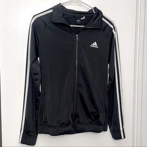 Black adidas tracksuit jacket